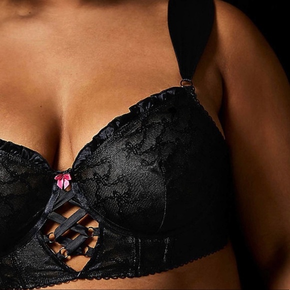 Torrid Betsey Johnson Black Underwire Bralette NWT 4X - Picture 2 of 7